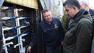 Biyoyakıtla ısınan köyü Bakan Pakdemirli ziyaret etti