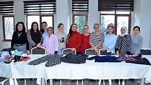 Zonguldaklı ormancı eşleri ihtiyaç  sahipleri için de   kışlık giyim üretecekler