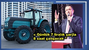  Bakan Pakdemirli ; Türkiye'nin yerli elektrikli traktörünü tanıttı 