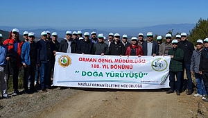 OGM 180. Yıl Yürüyüşü Bozdoğan’da yapıldı