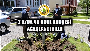 Erzincan'da Orman Teşkilatı Şehrin İçini de Güzelleştiriyor