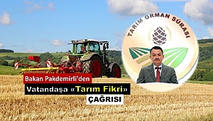 Tarım ve ormanın 25 yıllık yol haritası belirlenecek 