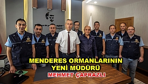 Menderes'in Yeni Orman İşletme Müdürü Görevine Başladı