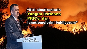 Bakan Pakdemirli : ‘Ormana, yetersiz müdahale diyenler PKK'yı lanetlemediler