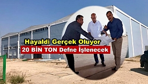 Defnenin Üretiminin Kalbine Defne İşleme ve Pelet Tesisi