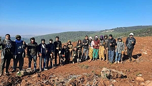 Afyonkarahisar'ın dağları Diyarbakırlı işçilerin emekleri ile yeşillenecek