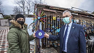 Nazarköy'de Orman Köylüsü 140 Aileye 1 Milyon TL Nazar Boncuklu Kredi 