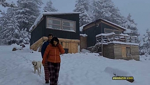 Şehir hayatından sıkılıp dağa kaçtılar...