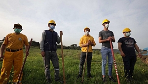 İzmir Ormanlarının Gönüllü Ateş Savaşçıları Eğitimde
