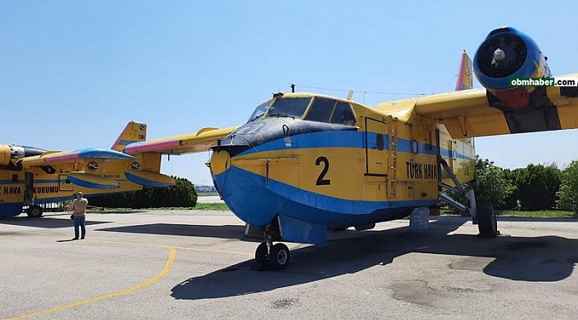 THK’ya ait 4 Amfibik Yangın Uçağı yangınla mücadele için göreve hazır
