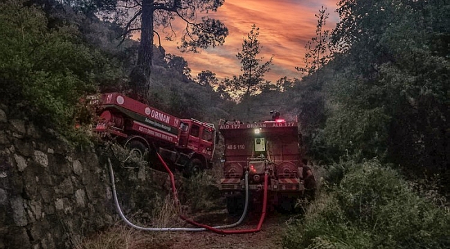 Marmaris'teki orman yangını kontrol altına alındı