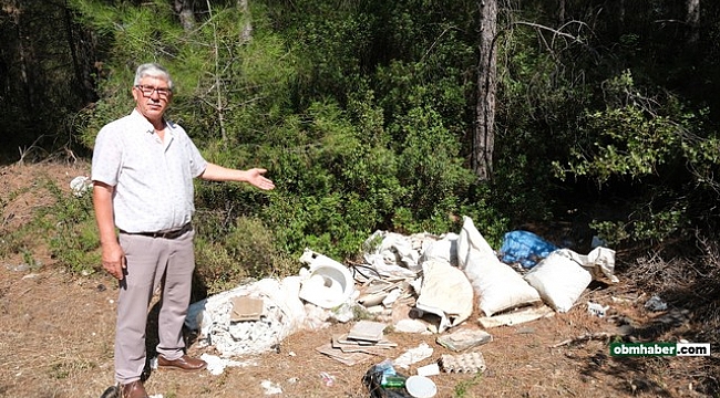 İzmir Çiçekli Ormanlarına Atılan Çöpler ve Molozlar İsyan Ettirdi
