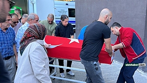 İzmir’de düşen yangın helikopterinde şehit olan  pilotun cenazesi Eskişehir’e ulaştı
