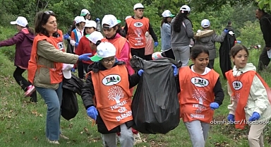Yalova’da orman yangınlarının önlenmesi için doğada temizlik
